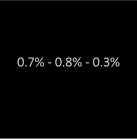 0.7% – 0.8% – 0.3%