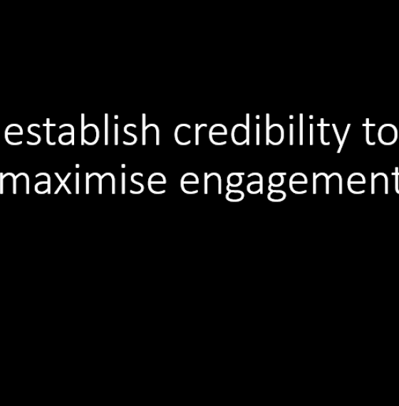 30% of credibility from quality