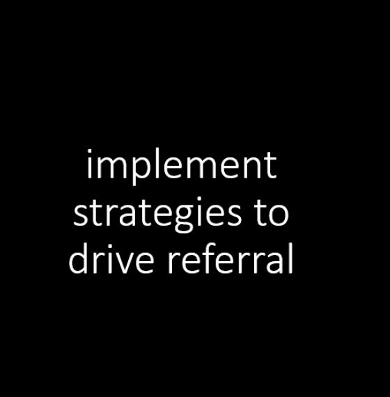 84% start with a referral