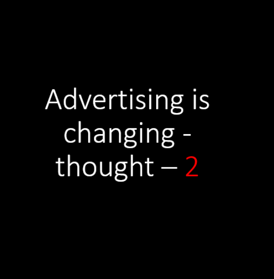 THE DEATH OF ADVERTISING