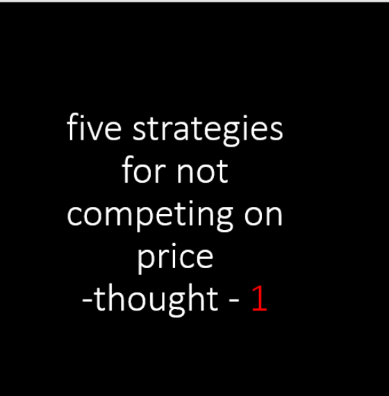 50% of deals fail because the value is not demonstrated