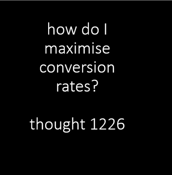 22% satisfied with conversion rates