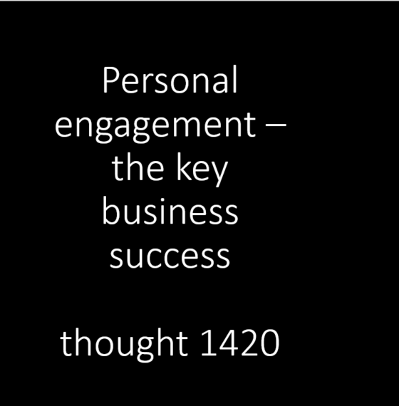 Sack every sales person lacking persistence